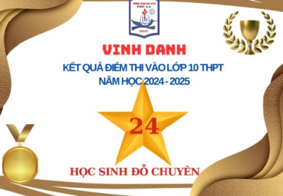 bài tiến lên miên nam
 VINH DANH THÀNH TÍCH THI VÀO LỚP 10 THPT NĂM HỌC 2024-2025